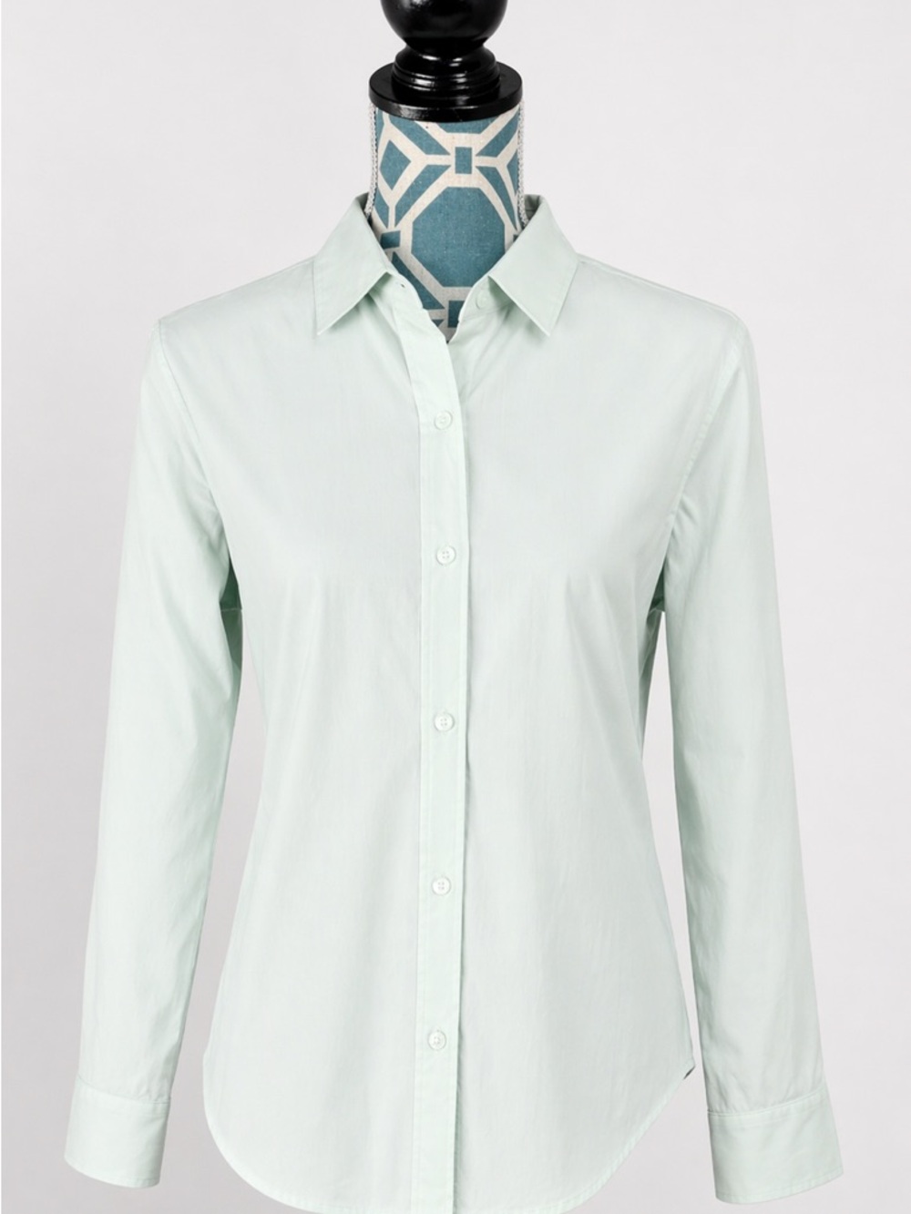 Athleta Midtown Shirt, Halcyon Blue women’s size medium